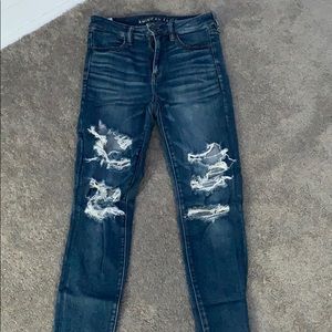ripped american eagle jeans